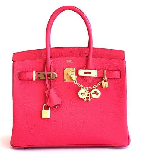 HERMES Epsom Birkin 35 Rose Extreme